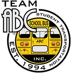 Team ABC Student Transportation Inc. logo with yellow school bus illustration and circular text