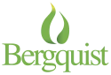 Bergquist logo in green with two stylized leaf shapes above the name